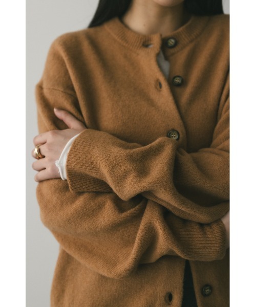 STYLEMIXER（スタイルミキサー）の「ウールニットカーディガン（カーディガン/ボレロ・レディース・ブルー/アイボリー/キャメル・FREE）」の13枚目の写真