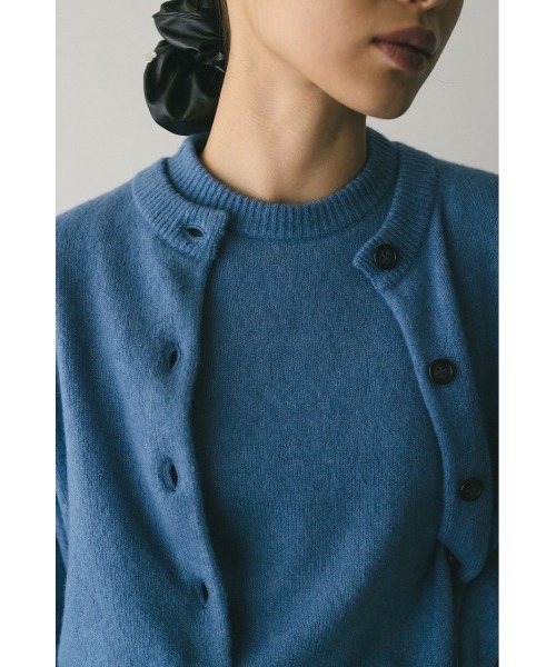 STYLEMIXER（スタイルミキサー）の「ウールニットカーディガン（カーディガン/ボレロ・レディース・ブルー/アイボリー/キャメル・FREE）」の21枚目の写真