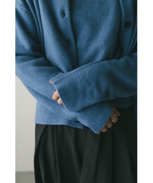 STYLEMIXER（スタイルミキサー）の「ウールニットカーディガン（カーディガン/ボレロ・レディース・ブルー/アイボリー/キャメル・FREE）」の22枚目の写真