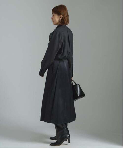 VERMEIL par iena（ヴェルメイユパーイエナ）の「《追加》サテンプリーツスカート（スカート・レディース・ネイビー・38/36）」の19枚目の写真