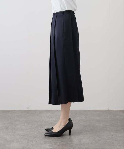 VERMEIL par iena（ヴェルメイユパーイエナ）の「《追加》サテンプリーツスカート（スカート・レディース・ネイビー・38/36）」の11枚目の写真