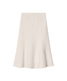 Soline tweed skirt _ Ivory