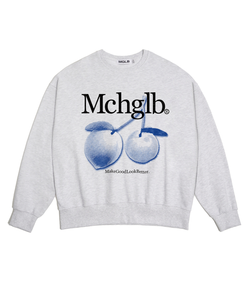 MATCHGLOBE(マッチグローブ)の「トワイス ピーチ スウェットシャツ(ライトメランジ)(スウェット・レディース・その他・FREE)」の5枚目の写真