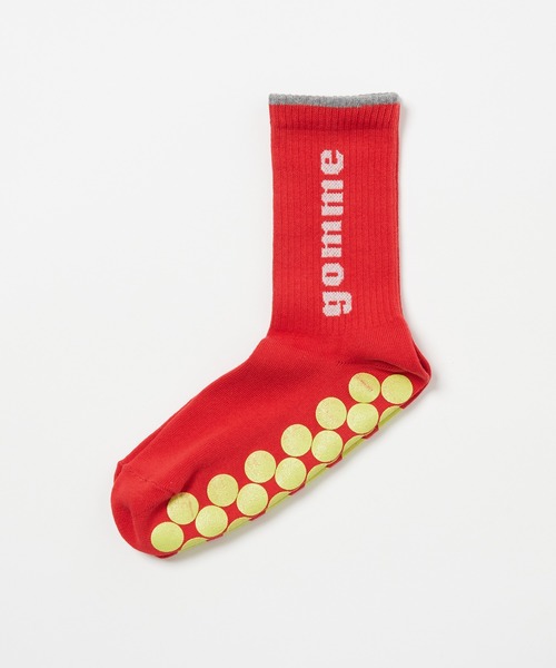 gomme（ゴム）の「gommeロゴソックス（ソックス/靴下・レディース・ホワイト/レッド/グレー/ブラック・FREE）」の8枚目の写真