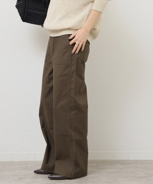 JOURNAL STANDARD relume（ジャーナルスタンダード　レリューム）の「《追加26》ワイドベイカーパンツ（カーゴパンツ・レディース・ブラウン/ネイビー/カーキ/ベージュ・36/34/38）」の20枚目の写真