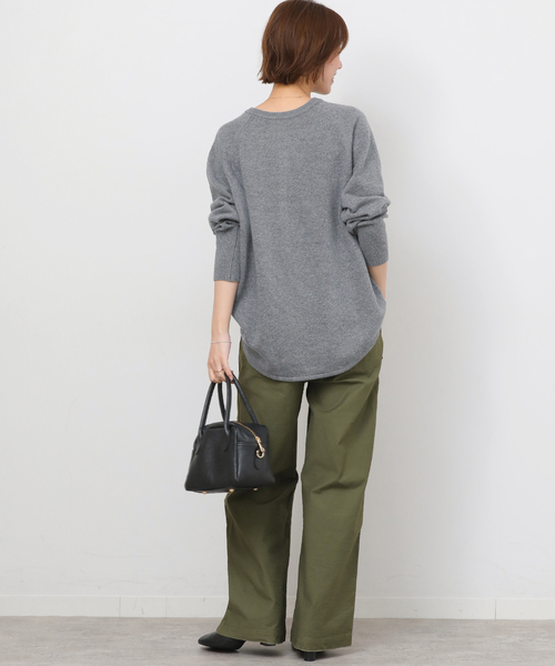 JOURNAL STANDARD relume（ジャーナルスタンダード　レリューム）の「《追加26》ワイドベイカーパンツ（カーゴパンツ・レディース・ブラウン/ネイビー/カーキ/ベージュ・36/34/38）」の6枚目の写真