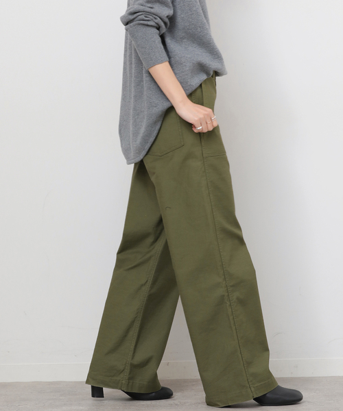 JOURNAL STANDARD relume（ジャーナルスタンダード　レリューム）の「《追加26》ワイドベイカーパンツ（カーゴパンツ・レディース・ブラウン/ネイビー/カーキ/ベージュ・36/34/38）」の8枚目の写真