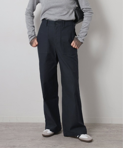 JOURNAL STANDARD relume（ジャーナルスタンダード　レリューム）の「《追加26》ワイドベイカーパンツ（カーゴパンツ・レディース・ブラウン/ネイビー/カーキ/ベージュ・36/34/38）」の10枚目の写真
