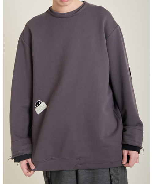 WHYSOCEREALZ(ワイソー シリアルズ)の「Suppressed Anger SweatShirt - dark grey(スウェット・メンズ・その他・LARGE/X-LARGE/MEDIUM)」の3枚目の写真