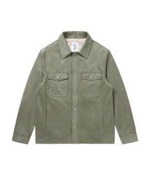 SOLEW（ソル）の「スエードアウターシャツ_ライトグリーン（その他アウター）」