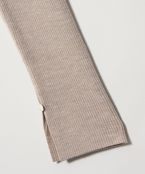 conte（コンテ）の「＜conte＞ハイゲージ ハイネック リブニット（ニット/セーター・レディース・ベージュ/ネイビー/ブラック・FREE）」の6枚目の写真