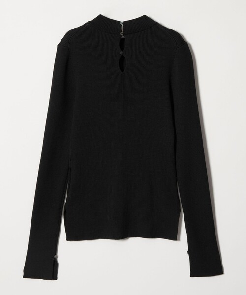 conte（コンテ）の「＜conte＞ハイゲージ ハイネック リブニット（ニット/セーター・レディース・ベージュ/ネイビー/ブラック・FREE）」の10枚目の写真