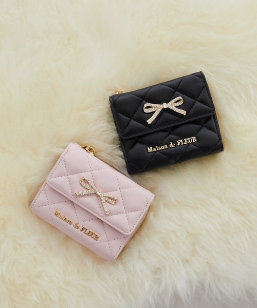 リボンビジューウォレット（財布）｜Maison de FLEUR（メゾンド