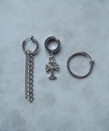 ARROWM 3点セットピアス/イヤーカフ 片耳