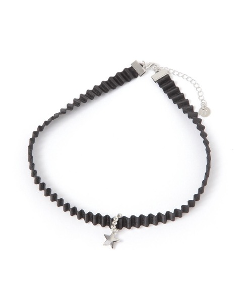 サテンWAVEチョーカーネックレス（ネックレス）｜niko and