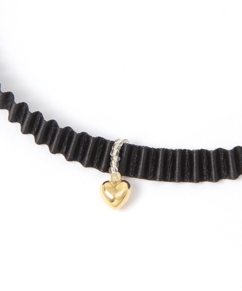 サテンWAVEチョーカーネックレス（ネックレス）｜niko and