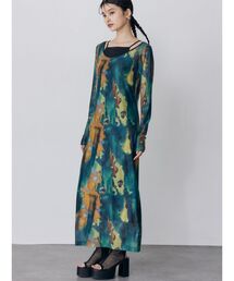 MURUA（ムルーア）の「レイヤードパターンシアーワンピース（ワンピース）」