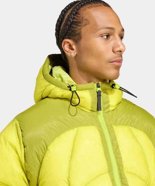 adidas（アディダス）の「アディダスEQT Pertexジャケット / アディダスオリジナルス adidas Originals（ダウンジャケット/コート・メンズ・イエロー/カーキ/ブラック・X-LARGE/LARGE/X-SMALL/SMALL/MEDIUM/XX-LARGE）」の5枚目の写真