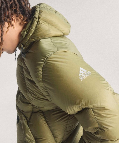 adidas（アディダス）の「アディダスEQT Pertexジャケット / アディダスオリジナルス adidas Originals（ダウンジャケット/コート・メンズ・イエロー/カーキ/ブラック・X-LARGE/LARGE/X-SMALL/SMALL/MEDIUM/XX-LARGE）」の11枚目の写真