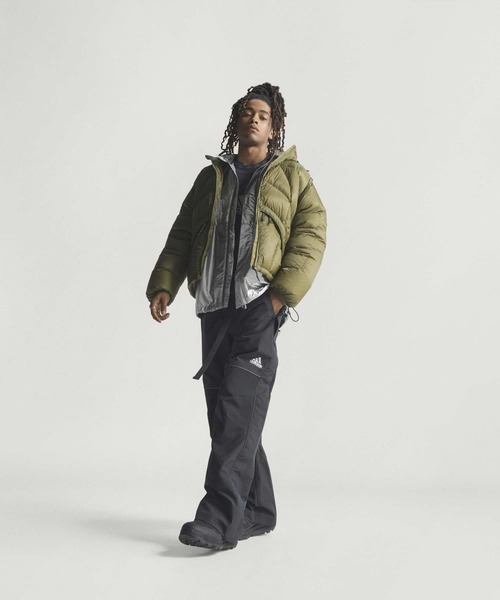 adidas（アディダス）の「アディダスEQT Pertexジャケット / アディダスオリジナルス adidas Originals（ダウンジャケット/コート・メンズ・イエロー/カーキ/ブラック・X-LARGE/LARGE/X-SMALL/SMALL/MEDIUM/XX-LARGE）」の17枚目の写真