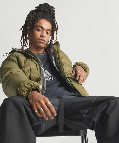 adidas（アディダス）の「アディダスEQT Pertexジャケット / アディダスオリジナルス adidas Originals（ダウンジャケット/コート・メンズ・イエロー/カーキ/ブラック・X-LARGE/LARGE/X-SMALL/SMALL/MEDIUM/XX-LARGE）」の12枚目の写真