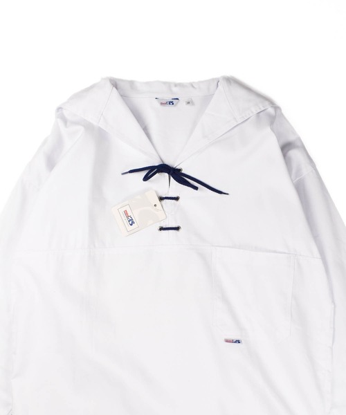 INNOCENT(イノセント)の「【T14】【modAS/モダス】Unisex Slip-on Nautical Blouson with Drawstring Lacing(Tシャツ/カットソー・メンズ・ホワイト/レッド/ネイビー・LARGE/X-LARGE/MEDIUM/SMALL)」の5枚目の写真