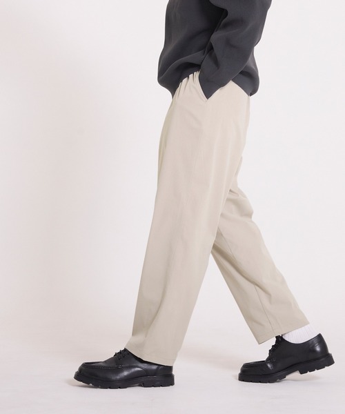 coca(coca)(コカ)の「ワイドテーパードイージーパンツ(その他パンツ・メンズ・ブラック/グレイッシュベージュ・L/M/XL)」の5枚目の写真