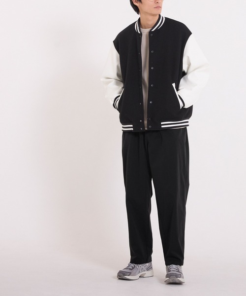 coca(coca)(コカ)の「ワイドテーパードイージーパンツ(その他パンツ・メンズ・ブラック/グレイッシュベージュ・L/M/XL)」の8枚目の写真