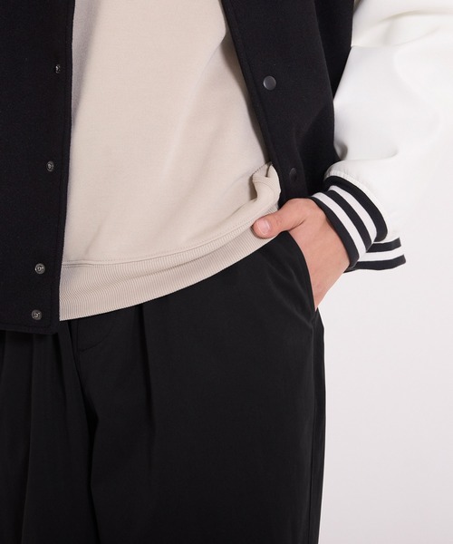 coca(coca)(コカ)の「ワイドテーパードイージーパンツ(その他パンツ・メンズ・ブラック/グレイッシュベージュ・L/M/XL)」の11枚目の写真