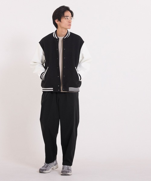 coca(coca)(コカ)の「ワイドテーパードイージーパンツ(その他パンツ・メンズ・ブラック/グレイッシュベージュ・L/M/XL)」の13枚目の写真