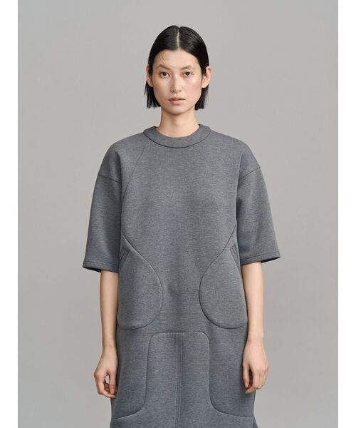UN3D.(アンスリード)の「ROUND POCKET SWEAT OP / ラウンドポケットスウェットワンピース(ワンピース・レディース・グレー/ブラック・36/38)」の19枚目の写真