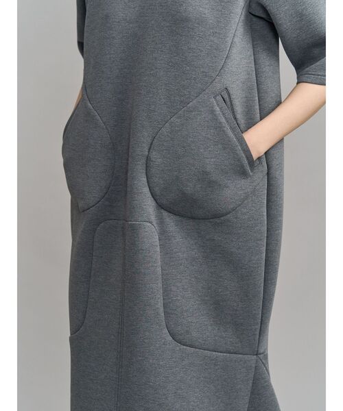 UN3D.(アンスリード)の「ROUND POCKET SWEAT OP / ラウンドポケットスウェットワンピース(ワンピース・レディース・グレー/ブラック・36/38)」の20枚目の写真