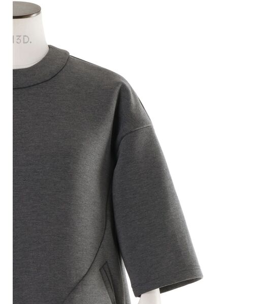 UN3D.(アンスリード)の「ROUND POCKET SWEAT OP / ラウンドポケットスウェットワンピース(ワンピース・レディース・グレー/ブラック・36/38)」の7枚目の写真