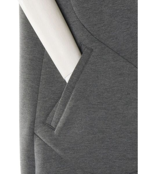 UN3D.(アンスリード)の「ROUND POCKET SWEAT OP / ラウンドポケットスウェットワンピース(ワンピース・レディース・グレー/ブラック・36/38)」の6枚目の写真