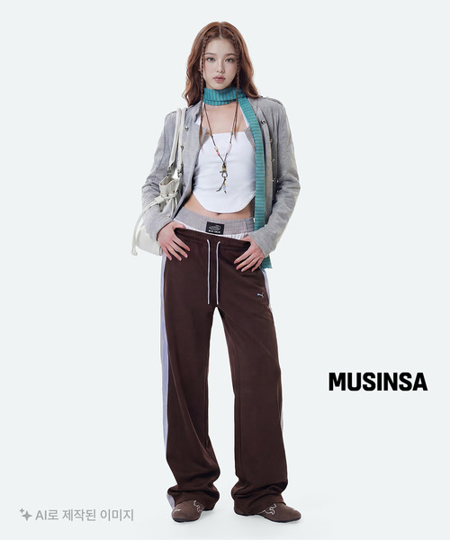BLACKPURPLE(ブラックパープル)の「フェイズサギングショーツ Phase Sagging Shorts_White(その他パンツ・レディース・ホワイト・FREE)」の4枚目の写真
