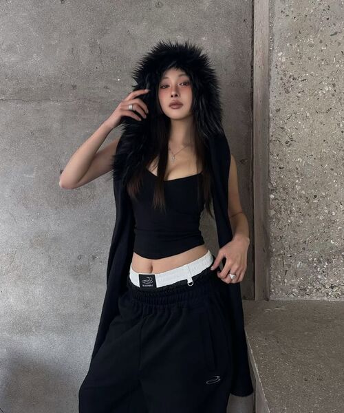 BLACKPURPLE(ブラックパープル)の「フェイズサギングショーツ Phase Sagging Shorts_White(その他パンツ・レディース・ホワイト・FREE)」の12枚目の写真