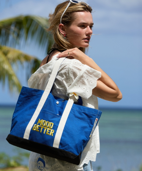 CLASSIC CANVAS TOTE BAG BLUE