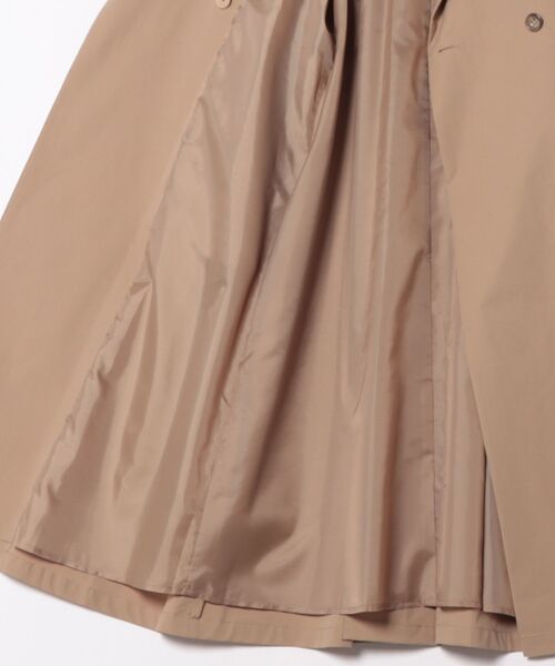 STRAWBERRY-FIELDS(ストロベリーフィールズ)の「2wayサーブルクロス撥水_2wayトレンチコート(トレンチコート・レディース・ネイビー/ベージュ・2)」の4枚目の写真