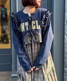 w closet | カレッジスウェットボレロ(Tシャツ/カットソー)