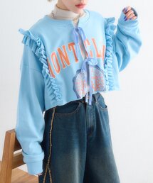 w closet | カレッジスウェットボレロ(Tシャツ/カットソー)