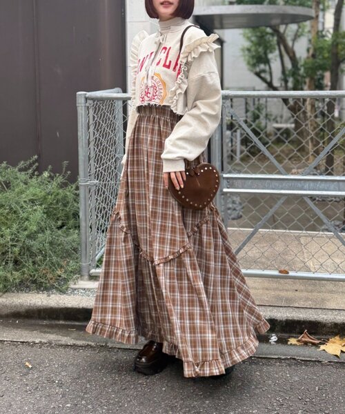 w closet（ダブルクローゼット）の「カレッジスウェットボレロ（Tシャツ/カットソー・レディース・アイボリー/ネイビー/グレー/ブルー・FREE）」の18枚目の写真