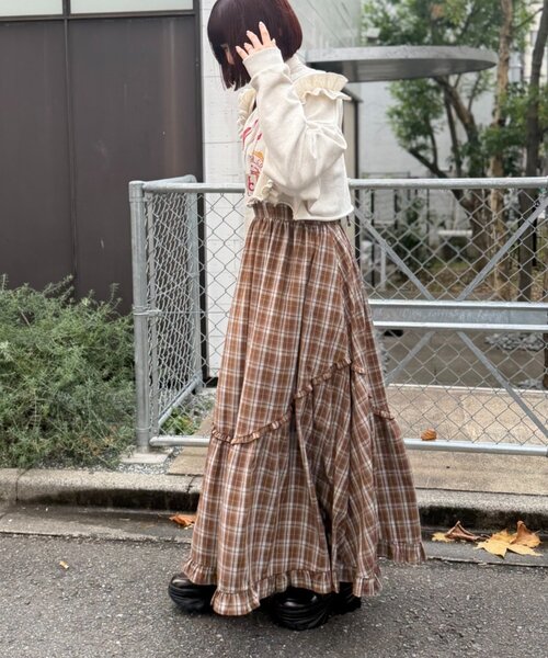 w closet（ダブルクローゼット）の「カレッジスウェットボレロ（Tシャツ/カットソー・レディース・アイボリー/ネイビー/グレー/ブルー・FREE）」の21枚目の写真