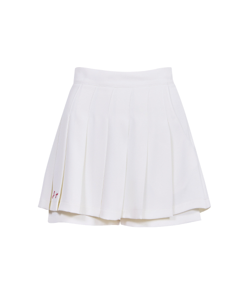 J.JANE（ジェイジェーン）の「プリーツスカートパンツ (ホワイト)（スカート・レディース・その他・S/M/XS）」の2枚目の写真