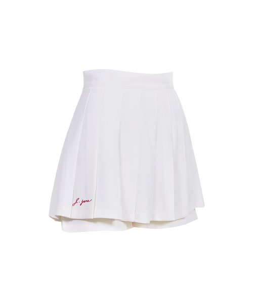 J.JANE（ジェイジェーン）の「プリーツスカートパンツ (ホワイト)（スカート・レディース・その他・S/M/XS）」の3枚目の写真