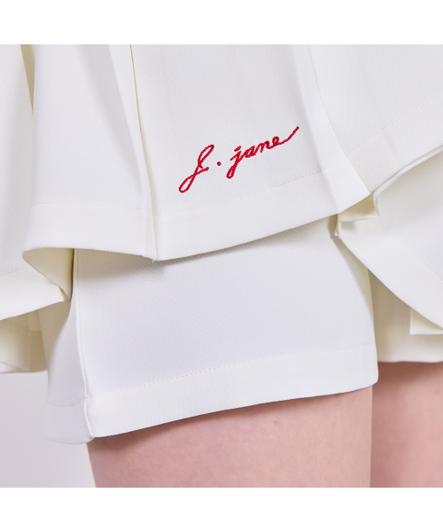 J.JANE（ジェイジェーン）の「プリーツスカートパンツ (ホワイト)（スカート・レディース・その他・S/M/XS）」の5枚目の写真