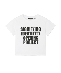 Opening Project（オープニングプロジェクト）の「W Signifying Cropped T Shirt - White（Tシャツ/カットソー）」