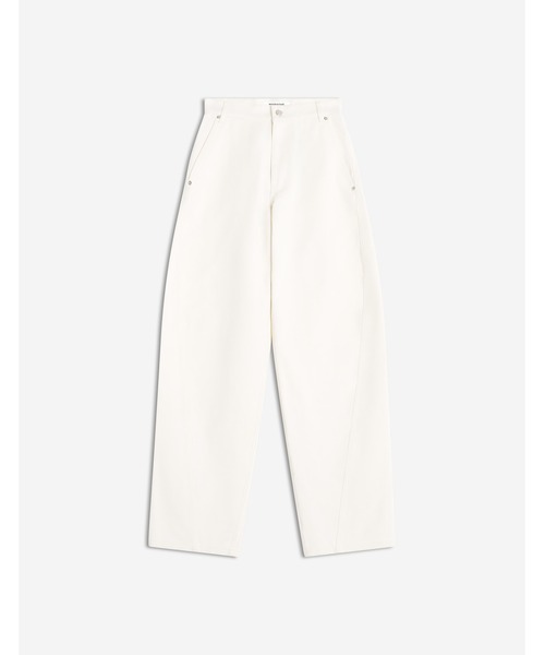 Maison Kitsune(メゾンキツネ)の「TAPERED JEANS(デニムパンツ・レディース・ホワイト・25/26/27)」の1枚目の写真