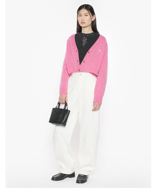 Maison Kitsune(メゾンキツネ)の「TAPERED JEANS(デニムパンツ・レディース・ホワイト・25/26/27)」の4枚目の写真