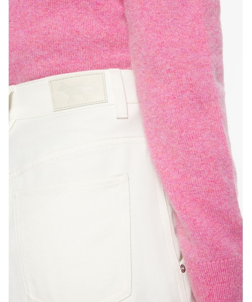 Maison Kitsune(メゾンキツネ)の「TAPERED JEANS(デニムパンツ・レディース・ホワイト・25/26/27)」の7枚目の写真