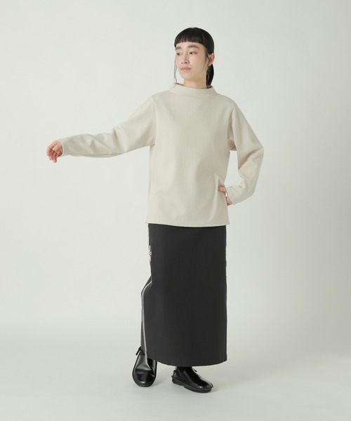 ZUCCa（ズッカ）の「BOUCLE JERSEY / カットソー / P（Tシャツ/カットソー・レディース・オフホワイト/ブラウン/ブラック・M size）」の13枚目の写真